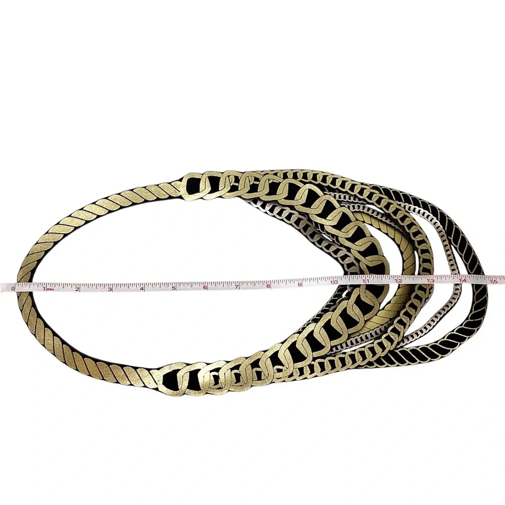 ULI Amsterdam Avant-Garde Statement Necklace – Bold Modern Pearl/Chain Style - Picture 7 of 8